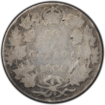 SOLD Canada 1906 50 Cents Half Dollar Silver Coin