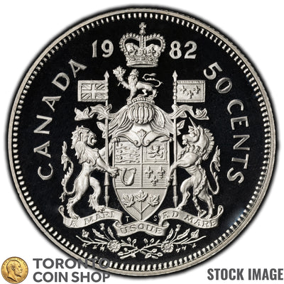 Canada 1982 50 Cents Coin - Proof Strike