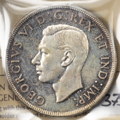 SOLD Canada 1947 Blunt 7 $1 Silver Dollar Coin - ICCS MS-62