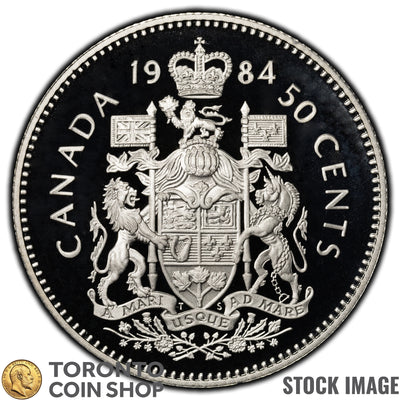 Canada 1984 50 Cents Coin - Proof Strike