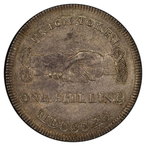 SOLD Great Britain 1811 One Shilling Union Silver Token Chichester D&H #6