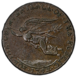 SOLD Ireland 1794 Cork Convenience of the Public 1/2 Half Penny Token D&H #2