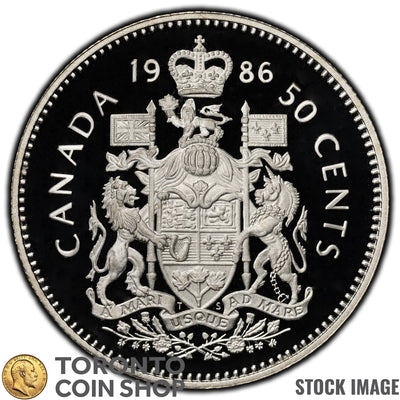 Canada 1986 50 Cents Coin - Proof Strike