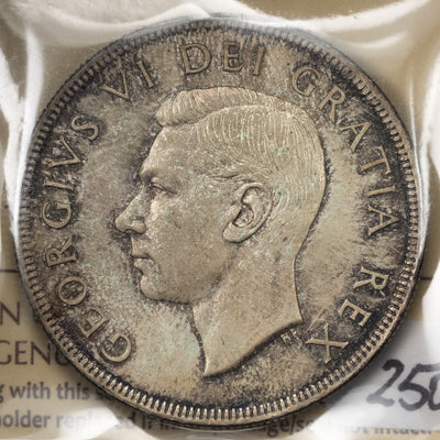 SOLD Canada 1949 $1 Silver Dollar Coin - ICCS MS-66