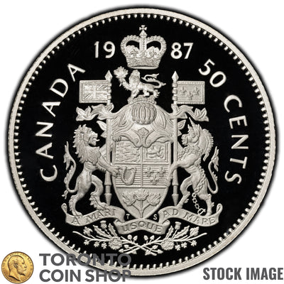 Canada 1987 50 Cents Coin - Proof Strike