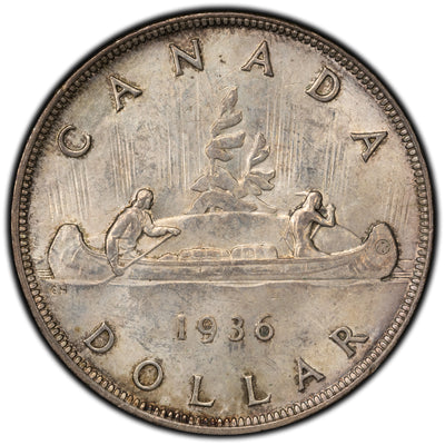 SOLD Canada 1936 $1 Silver Dollar Coin - Choice UNC
