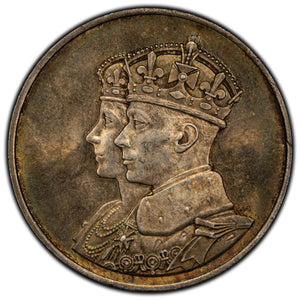 SOLD Canada 1939 Royal Visit Silver Medal 32.5mm
