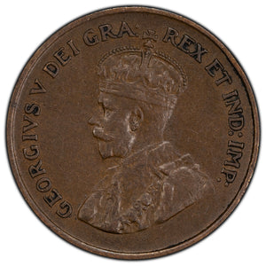 SOLD Canada 1925 1 Small Cent Coin - VF