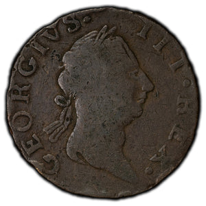 Ireland 1760 Contemporary Faux 1/2 Half Penny Coin