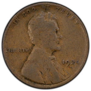 SOLD United States 1924-D 1 Cent Lincoln Wheat Penny Coin