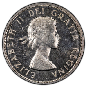 SOLD Canada 1956 $1 Silver Dollar Coin - AU