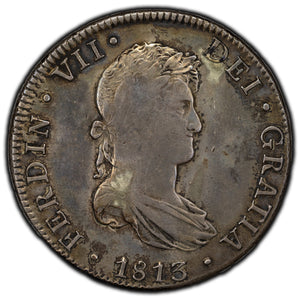 SOLD Mexico 1813 Mo-JJ 8 Reales Silver Coin KM #111