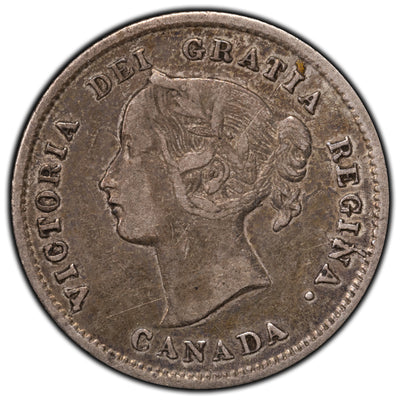 SOLD Canada 1871 5 Cents Silver Coin