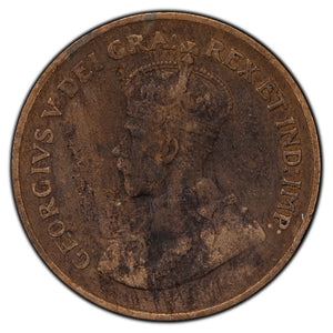 SOLD Canada 1925 1 Small Cent Coin - Fine (cleaned)