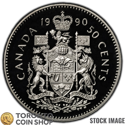 Canada 1990 50 Cents Coin - Proof Strike