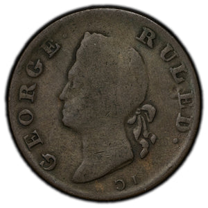 Ireland 1756 Contemporary Faux 1/2 Half Penny Coin
