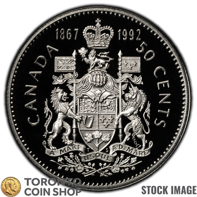 Canada 1992 (1867-1992) 50 Cents Coin - Proof Strike