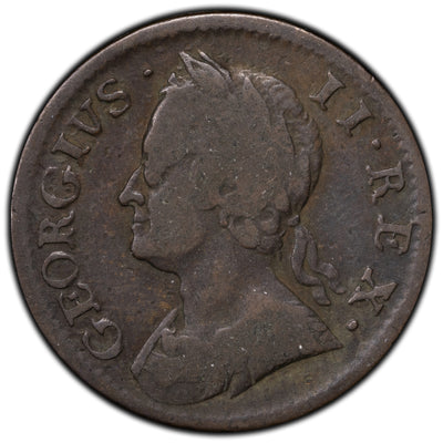 SOLD Great Britain 1754 1/2 Half Penny Coin
