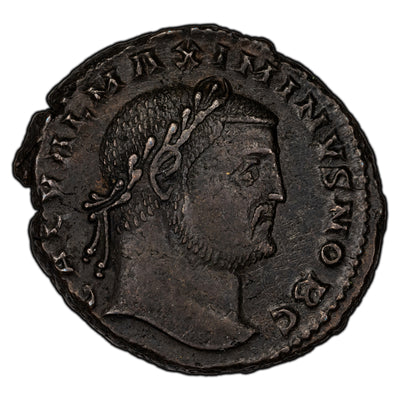 Ancient Rome Galerius AD 293-311 AE Follis Coin