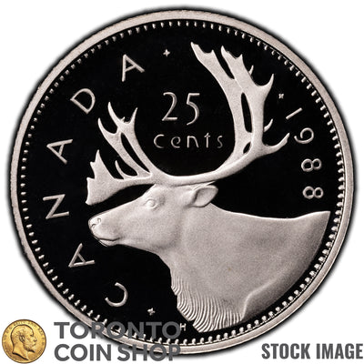 Canada 1988 25 Cents Coin - Proof Strike
