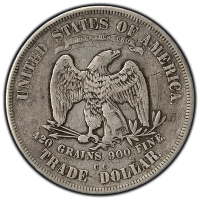 SOLD United States 1875-CC Carson City $1 Trade Dollar Silver Coin