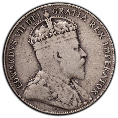 SOLD Newfoundland 1909 50 Cents Half Dollar Silver Coin