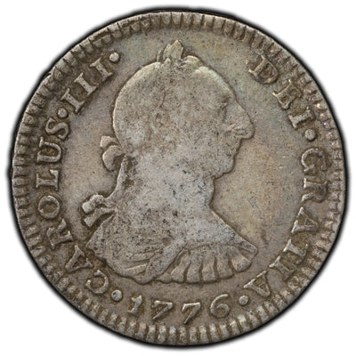SOLD Mexico 1776 Mo-FM 1 Real Silver Coin