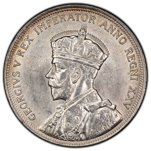SOLD Canada 1935 $1 Silver Dollar Coin - First Year of Issue - AU