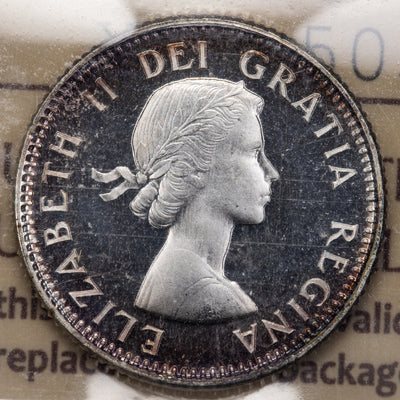 SOLD Canada 1953 SF 10 Cents Silver Coin - ICCS PL-66 UHC Ultra Heavy Cameo