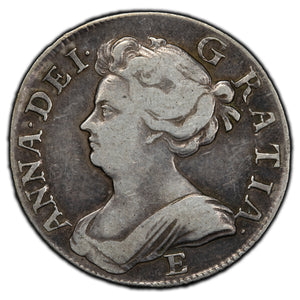 SOLD Great Britain 1707 E Shilling Silver Coin KM #523.3