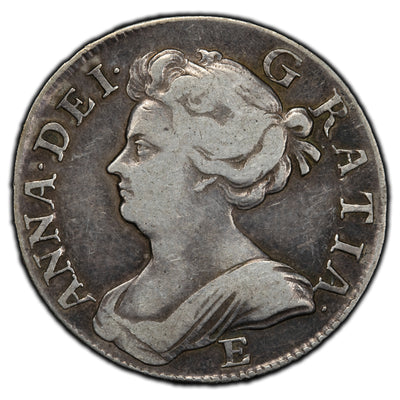 SOLD Great Britain 1707 E Shilling Silver Coin KM #523.3