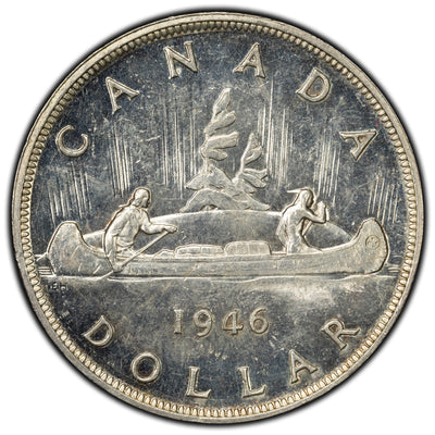 Canada 1946 SWL $1 Silver Dollar Coin