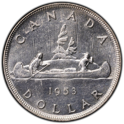 SOLD Canada 1953 NSF $1 Silver Dollar Coin