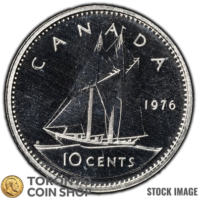 Canada 1976 10 Cents Coin - Specimen Strike