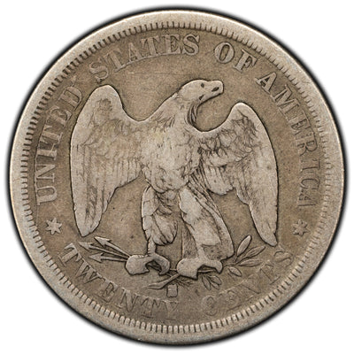 SOLD United States 1875-S 20 Cents Seated Liberty Silver Coin