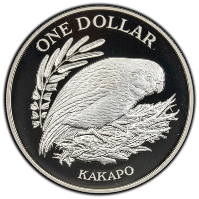 New Zealand 1986 $1 Proof Dollar Silver Coin Special Issue