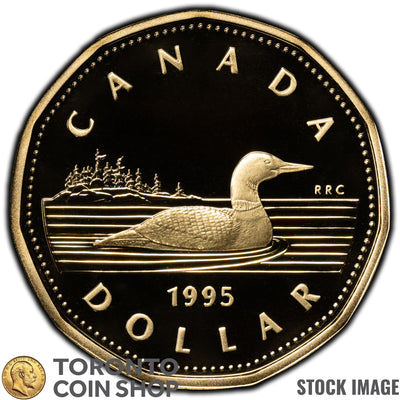 Canada 1995 $1 Dollar Loonie Coin - Proof Strike