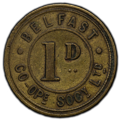 SOLD Ireland Belfast Co-Op Society Ltd 1 Penny Token