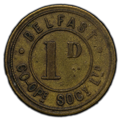 SOLD Ireland Belfast Co-Op Society Ltd 1 Penny Token