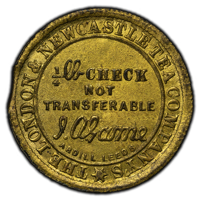 Ireland 1876 Dublin 27 Wexford St Token - Edge Clip