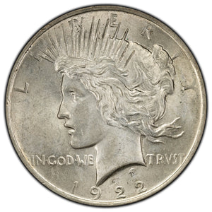 SOLD United States 1922 $1 Peace Dollar Silver Coin