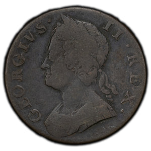 SOLD Great Britain 1746 1/2 Half Penny Coin KM #579.2