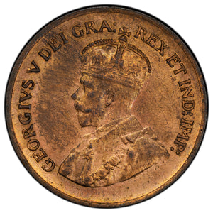 SOLD Canada 1932 1 Small Cent Coin - AU+