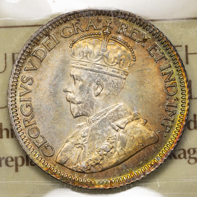 SOLD Canada 1936 10 Cents Dime Silver Coin - ICCS MS-65