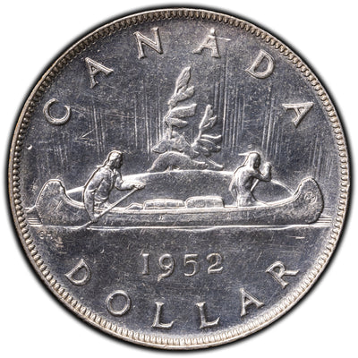 SOLD Canada 1952 $1 Silver Dollar Coin - Cleaned