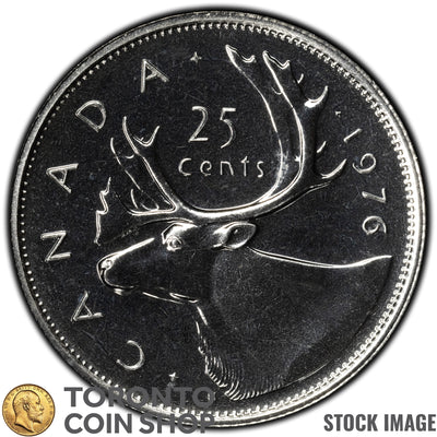 Canada 1976 25 Cents Coin - Specimen Strike