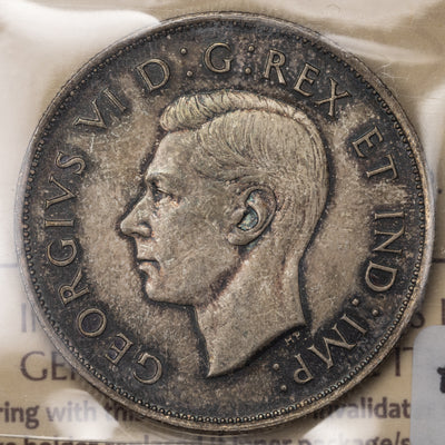 SOLD Canada 1939 50 Cents Half Dollar Silver Coin - ICCS MS-65