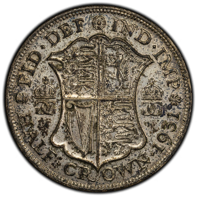 Great Britain 1931 1/2 Half Crown Silver Coin