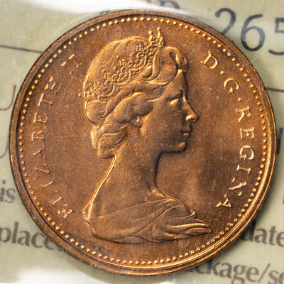 SOLD Canada 1972 1 Small Cent Coin - ICCS MS-66 Red
