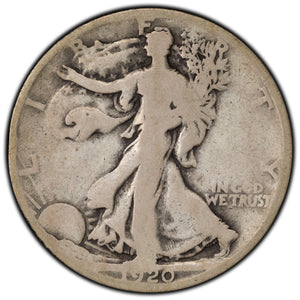 SOLD United States 1920-S 50 Cents Walking Liberty Half Dollar Silver Coin